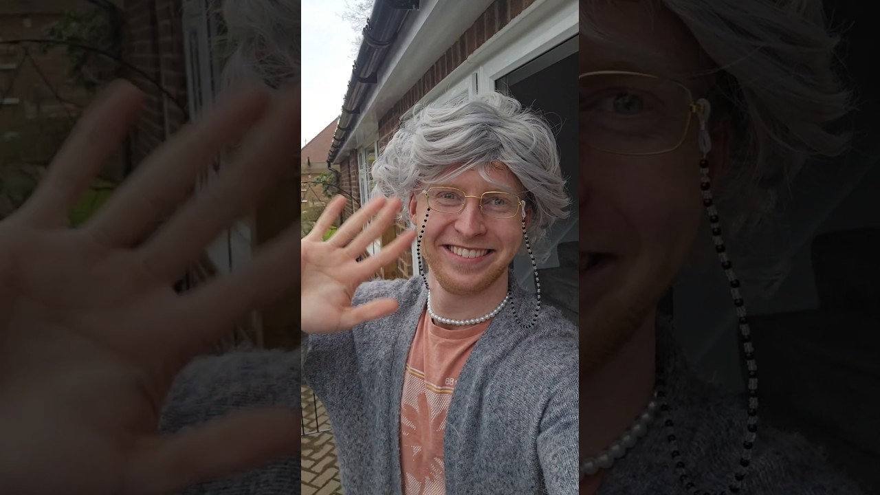 Grandparents Waving Goodbye