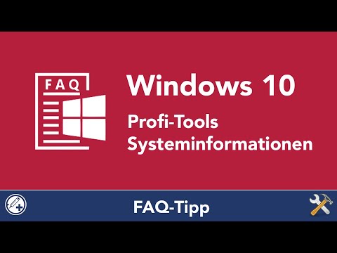 Systeminformationen Auslesen - Windows 10 FAQs