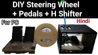 DIY Steering Wheel + Pedals & H Shifter for PC