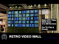 Crt wall  40 screens  retro monitor stack  monitor wall