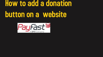 How to add a donation button on a  website