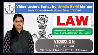 Details about Online Classes for Junior Legal Officer