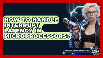 How To Handle Interrupt Latency In Microprocessors? - Electrical Engineering Essentials