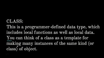 OOP tutorial   2   what is a class  in object oriented programming in PHP
