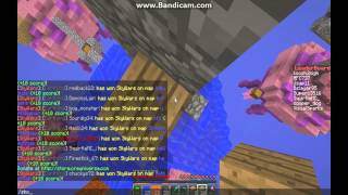 Minecraft Rage!! (I get mad at a kid on skywars)