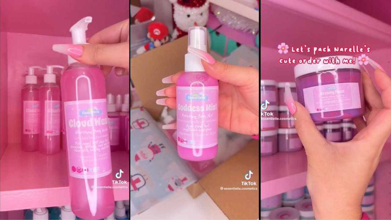 Essentielle Cosmetics | TikTok Order Packing Compilation | Part 8 - YouTube