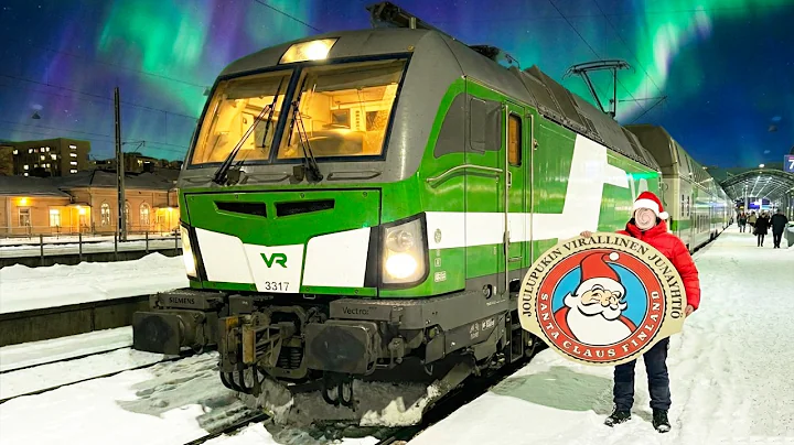 12 Hours on the Arctic Circle First-Class Sleeper Train! | 🎄Santa Claus Express 🇫🇮
