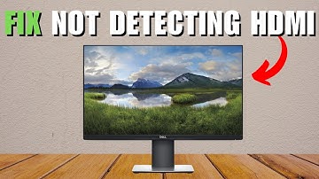 Dell Monitor Not Detecting HDMI/No HDMI Signal From Your Device