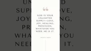 God Is Your Unlimited Supply