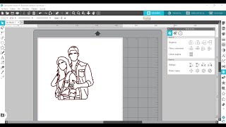 Trazo Fotografia pareja en Silhouette Studio screenshot 5