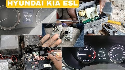 HYUNDAI CARS ESL STEERING LOCK FAULTY /Check Steering Wheel Lock System Hyundai i20 ignition on issu