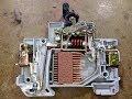 Inside a faulty UK Wylex circuit breaker.