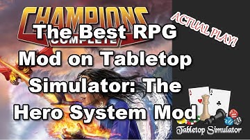 The Best Hero System TTS Mod on Tabletop Simulator - Actual Play