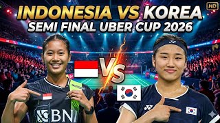 Uber Cup 2026 Quarterfinal and Semifinal Draw Results - Indonesia vs. Korea
