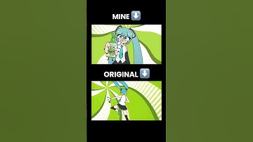 Thumbnail of MINE OR ORIGINAL ?? // POPIPI VEGETABLE JUICE ANIMATION #hatsunemiku #vocaloidmiku #animation #gacha