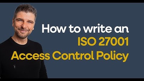 How to write an Access Control Policy