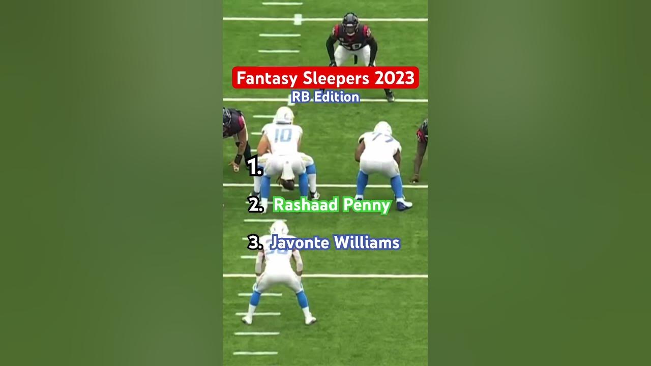 Fantasy Sleepers 2023 RB Edition YouTube