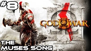 God Of War 3 Remastered Walkthrough Part 8 - The Muses Song - No Commentary