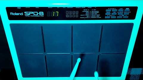 Roland SPD-8 Electronic Drums Sound Demo (No Talking)