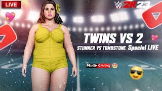 Latha Twins VS Randy &amp; Sheamus | Stunner VS Tombstone | WWE 2K23  || Oct 3 , 2025
