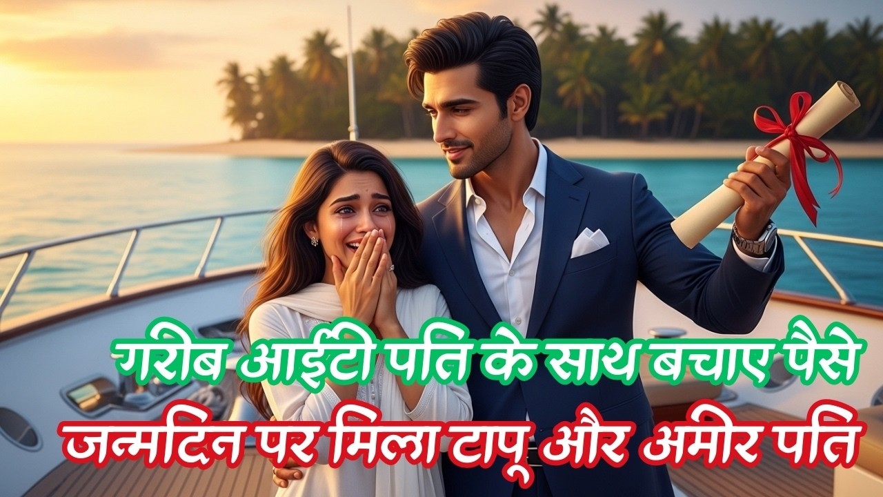 गरीब आईटी पति संग पैसे बचाती रही, जन्मदिन पर मिला टापू और पता चला कि पति तो टेक कंपनी का चेयरमैन है