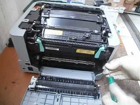 Samsung CLP-310/315/320/325: how to remove transfer-belt drum and fuser