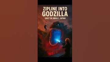 GODZILLA Zipline Experience in Awaji JAPAN