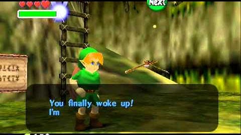 OoT custom actor with animation, collision and text