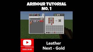 Armour Tutorial #minecraft #gaming #tutorial #viral #trending