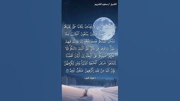 سورة النور ( ٣٢ - ٣٣) / سعود الشريم