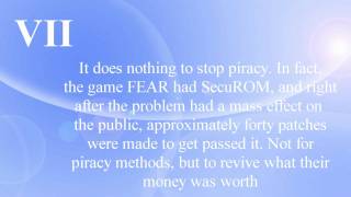 10 Reasons why SecuROM is Bad