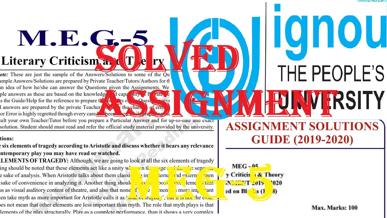 ignou assignment meg 5