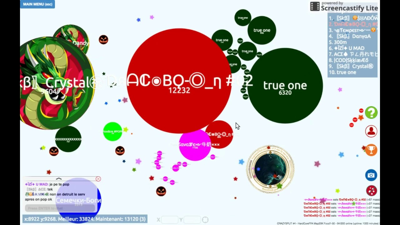 NEW CLAN AGAR.IO // DracoBo // POPSPLITS & RECRUITMENT
