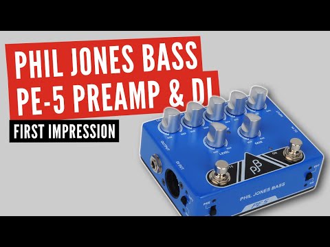Phil Jones Bass PE-5 Bass EQ, Preamp & DI - YouTube