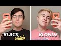 Dying My Hair BLONDE! (Black to Blonde)