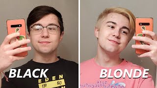 Dying My Hair BLONDE! (Black to Blonde)