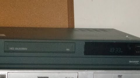 Review of my Sharp VC-2230U VCR (Last VCR Review Of 2016)