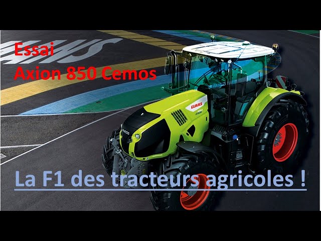 ESSAI du tracteur CLAAS AXION 850 CEMOS - TEST DRIVE 