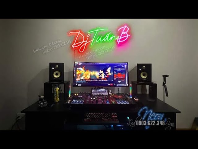 Làm Chữ Đèn Led NEON DJ Music - Decor phòng LIVE cho idol thật ...