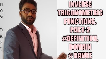 inverse trigonometric function and introductions definition,A.M.Classes Chandan sir, for 12th studen