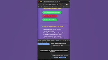 Memory Leaks in JavaScript 💀 Explained in 60s #codequality #js | Code Career & Cloud by Mayank 🚀
