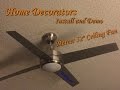 How to install Ceiling Fan with  remote control