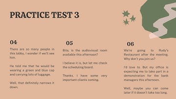 Test 4 - Listening Part 1 B1 VSTEP Tapescript | Practice Speaking | Practice Listening