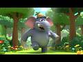Elephant Stuck in Mud 🐘💦 | Jungle Rescue Adventure Song + Kids Nursery Rhymes | Cartoon