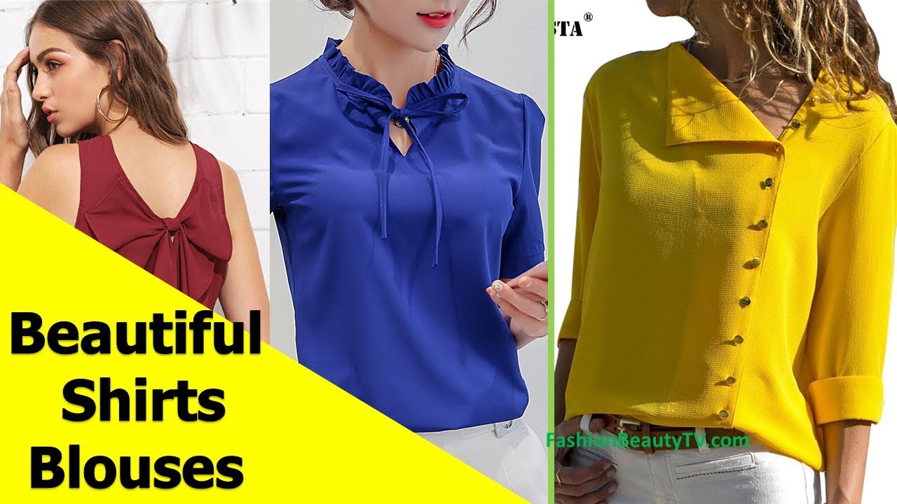 50 Beautiful Shirt and Blouse Designs For Women S20 fashion beauty shop vashi