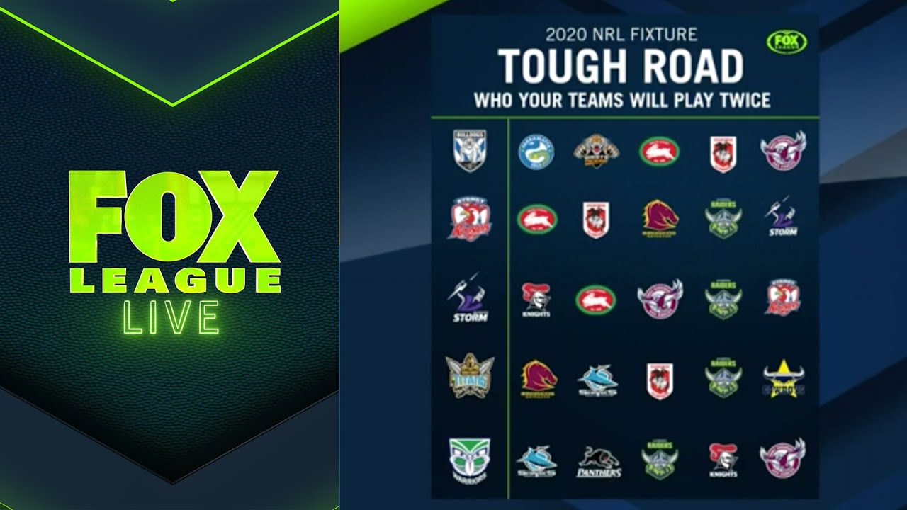 Is the new 2020 NRL Draw fair? Fox League Live