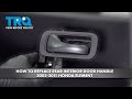 How to Replace Rear Interior Door Handle 2003-2011 Honda Element