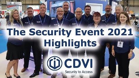 The Security Event 2021 | CDVI UK