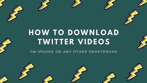 Twitter Video Downloader for iPhone - How to Save twitter video on any SmartPhone