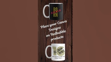 How To Upload Canva Designs to Redbubble | #shorts